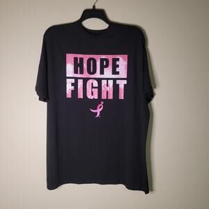 Susan G Komen Hope Fight Black T-Shirt - Women's Plus 2X